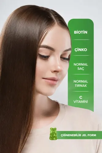 Soch Vitaminlari S Vitamini Biotin Sink - Soch Vitamini - Oziq-ovqat Qo'shimchasi - 5