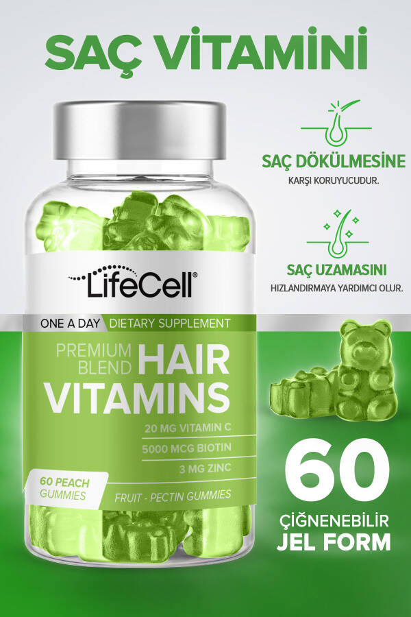 Soch Vitaminlari S Vitamini Biotin Sink - Soch Vitamini - Oziq-ovqat Qo'shimchasi - 2