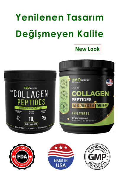 Sof Kollagen Peptidlari 10 000 Mg Gidrolizovan Toz Kollagen 454gr - 1