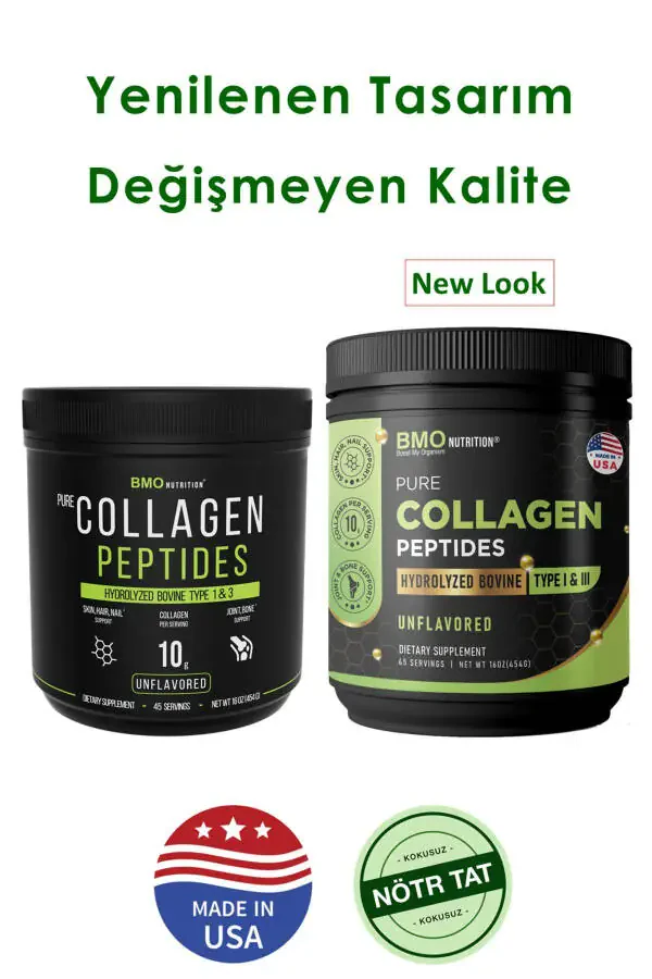 Sof Kollagen Peptidlari 10 000 Mg Gidrolizovan Toz Kollagen 454gr - 2