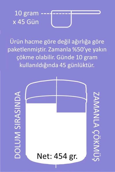 Sof Kollagen Peptidlari 10 000 Mg Gidrolizovan Toz Kollagen 454gr - 6