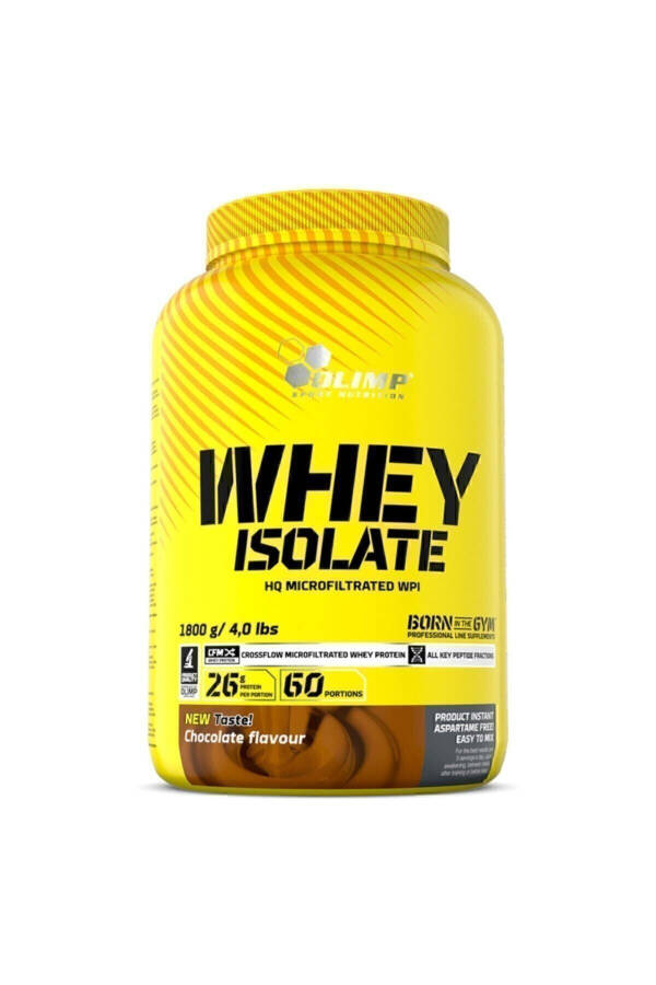 Sof Whey Protein Izolati 1800 Gr Shokolad Ta'mli Protein Kuni Izolati Muskul O'stirish - 11