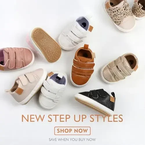 SOFMUO Baby Boys Girls High Top Ankle PU Charm ko'ylagi Yumshoq kauchuk taglikli chaqaloq mokasinlari Yangi tug'ilgan Oksford Loafer'lar Sirpanishga qarshi Toddler To'y Formasi Ko'ylagi Poyafzallari - SOFMUO (1)