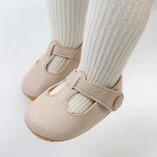 SOFMUO Baby Boys Girls Lace Up Charm Ko'ylaklar Yumshoq rezina poyafzal Infantil mokasinlar Yangi tug'ilgan Oksford Loaferlar Anti-Slip chaqaloq to'y uniformasi poyafzallari - 3