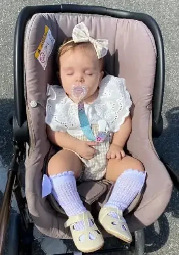 SOFMUO Baby Boys Girls Lace Up Charmli Charm Teri Poxabzali Yumshoq Rezina Poyafzal Chaqaloq Moccasinlar Yangi Tug'ilgan Oxford Loaferlar Sirpanishga Qarshi Yuruvchi To'y Formasi Poyafzallari - 4