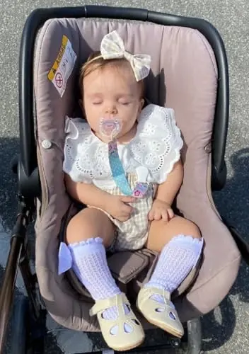 SOFMUO Baby Boys Girls Lace Up Charmli Charm Teri Poxabzali Yumshoq Rezina Poyafzal Chaqaloq Moccasinlar Yangi Tug'ilgan Oxford Loaferlar Sirpanishga Qarshi Yuruvchi To'y Formasi Poyafzallari - 4
