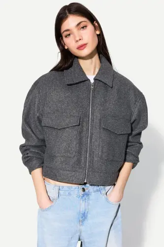 Soft crop jacket - 1