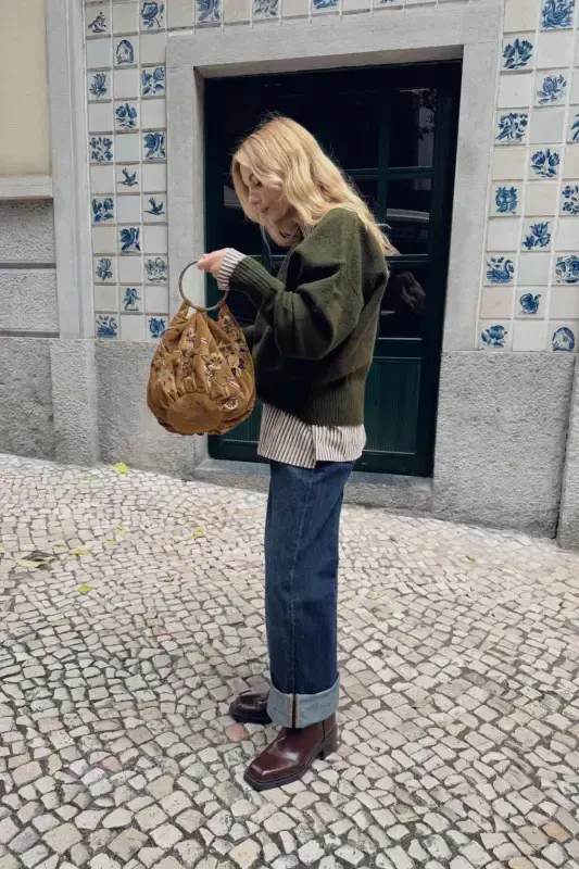 SOFT KNIT SWEATER-Green - ZARA