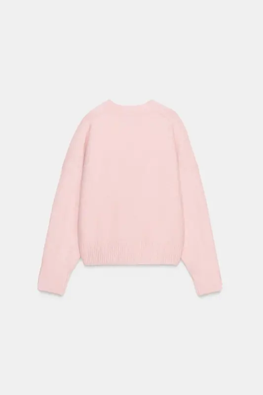 SOFT KNIT SWEATER-Light pink - 6