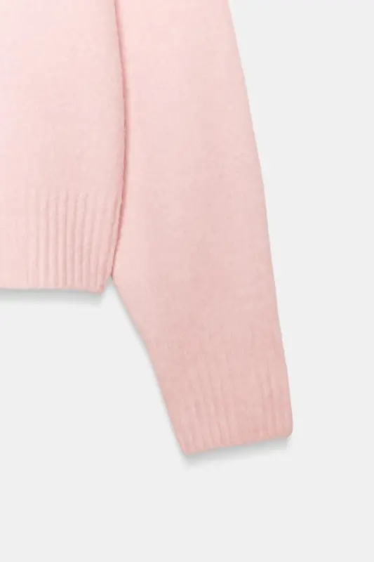 SOFT KNIT SWEATER-Light pink - 7