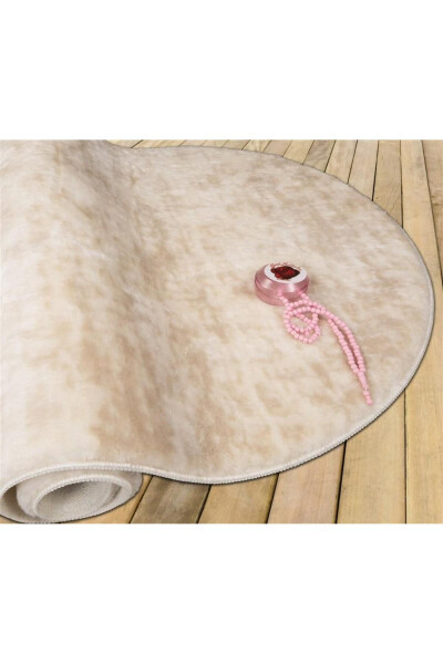 Soft, long-haired plush prayer rug, no knee pain. - 1