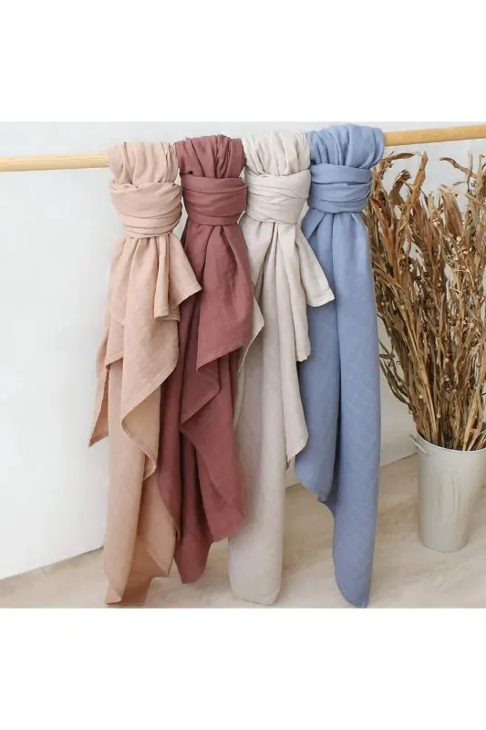 Soft Organic 100% Cotton Single Layer Muslin Swaddle Blanket Baby Blanket Blue Color 110x110 Cm-blue - 3