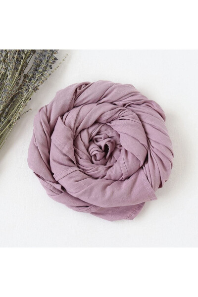 Soft Organik % 100 Pamuk Tek Kat Müslin Kundak Örtüsü Bebek Batteniyesi Lila Renk 110x110 Cm-lila - 4