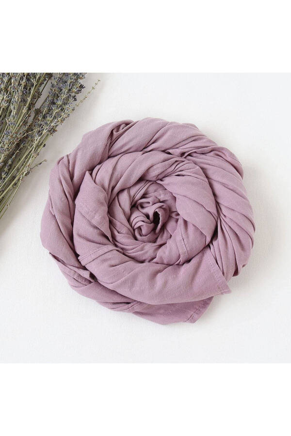 Soft Organik % 100 Pamuk Tek Kat Müslin Kundak Örtüsü Bebek Batteniyesi Lila Renk 110x110 Cm-lila - 4