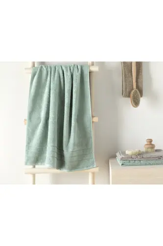 Soft Pamuklu Banyo Havlusu 70x140 Cm Mint - Mint - 1