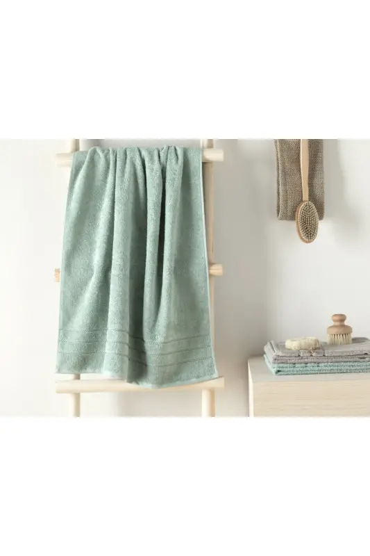 Soft Pamuklu Banyo Havlusu 70x140 Cm Mint - Mint - ENGLISH HOME