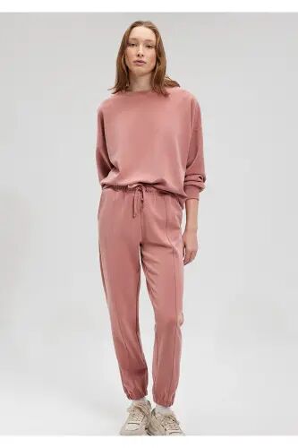 Soft-Premium (TENCEL™) Modal Karışımlı Pembe Sweatshirt 168837-71072 - Pembe-71072 - MAVI (1)
