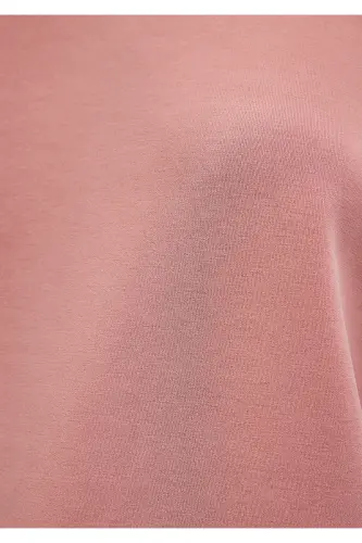 Soft-Premium (TENCEL™) Modal Karışımlı Pembe Sweatshirt 168837-71072 - Pembe-71072 - 6