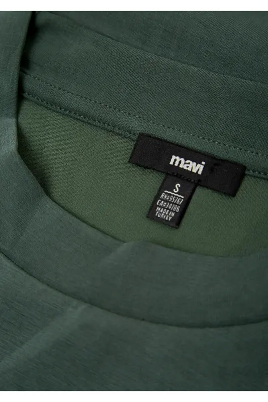 Soft-Premium (TENCEL™) Modal Karışımlı Yeşil Sweatshirt 168837-80684 - Yeşil - 7