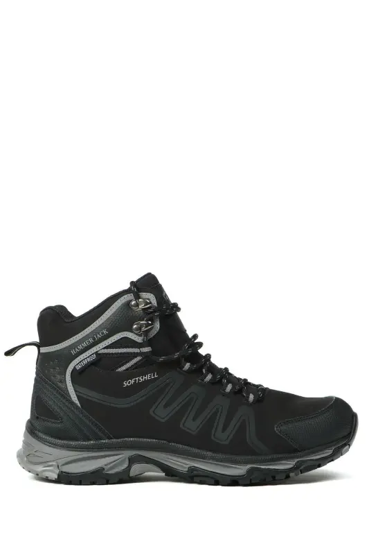 Soft Shell Faron Unisex Waterproof Black Boot Shoe-Black - HAMMER JACK