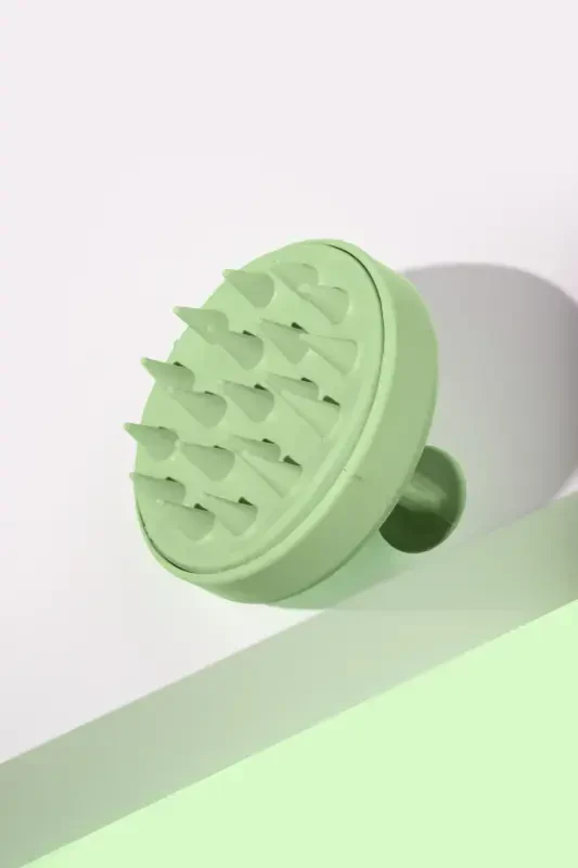Soft Silicone Shower Brush Hair Washing & Scalp Massage Brush-Green - HOITO