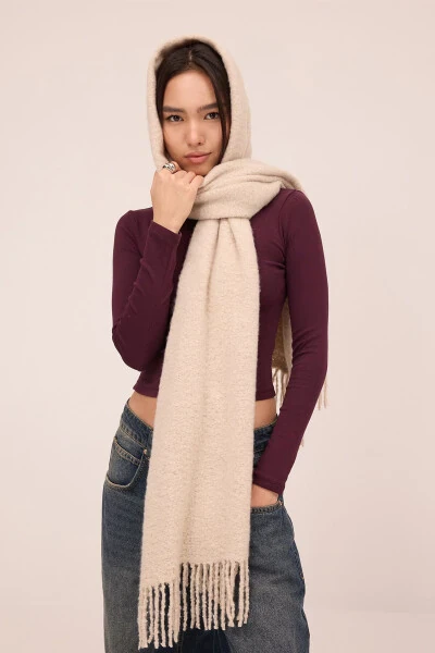 Soft Textured Basic Shawl SHAWL12-A7 - ADDAX