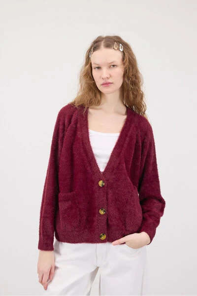 Soft Textured Button Cardigan H3375-B8 - ADDAX (1)