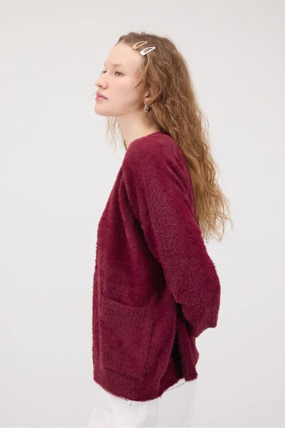 Soft Textured Button Cardigan H3375-B8 - 3