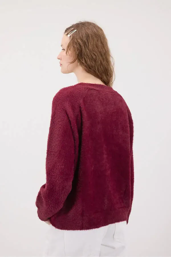 Soft Textured Button Cardigan H3375-B8 - 4