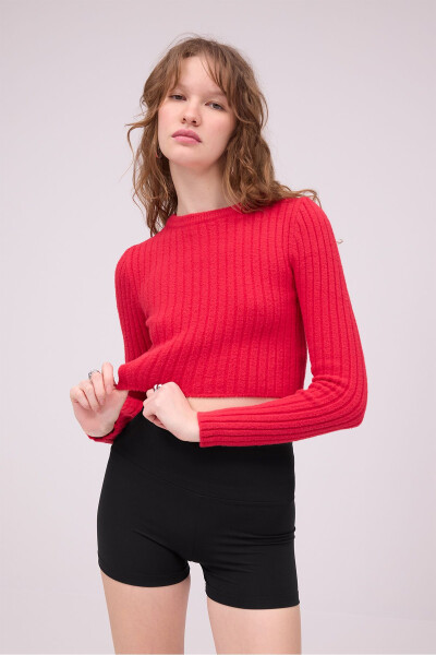 Soft Touch Crew Neck Knit Sweater K3378-B4 - 3