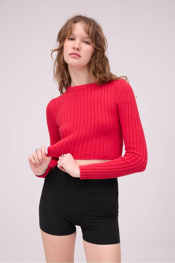 Soft Touch Crew Neck Knit Sweater K3378-B4 - 3