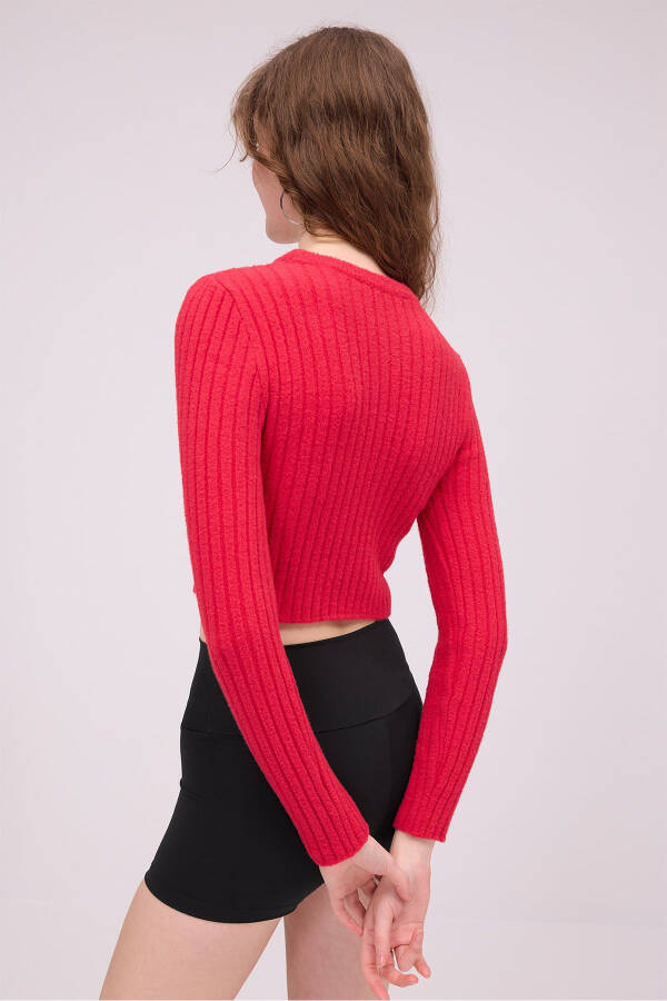 Soft Touch Crew Neck Knit Sweater K3378-B4 - 5