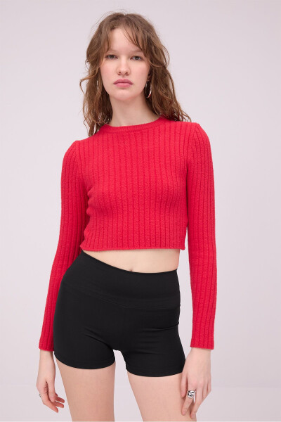 Soft Touch Crew Neck Knit Sweater K3378-B4 - 6