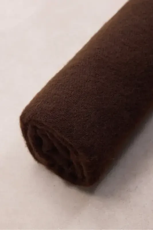 Soft Touch Püskül Tafsilotli Uzun Sharf - Achchiq Qahva - 4