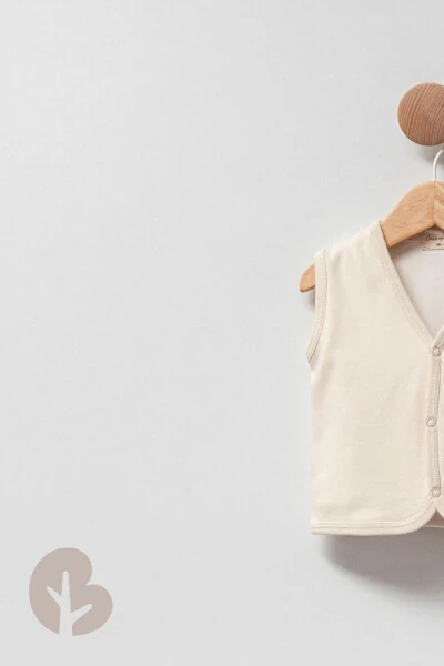 Soft Touch Vest, 100% organic cotton, unisex baby 3-6-9-12 months (12 MONTHS) - 4
