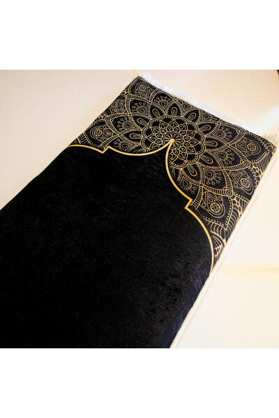 Soft, washable, foldable prayer rug. Perfect for dowry or gift. - 16