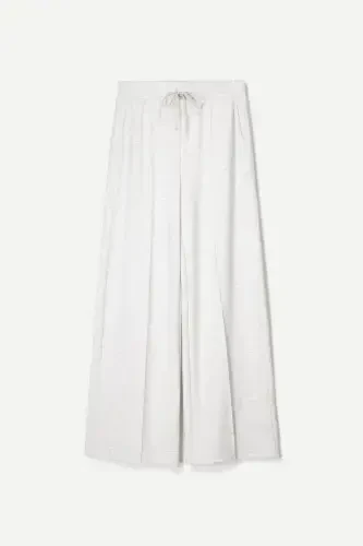 Soft wide leg pants - Grey - 2