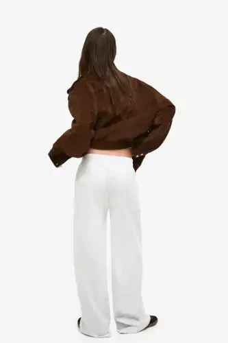 Soft wide leg pants - Grey - 3