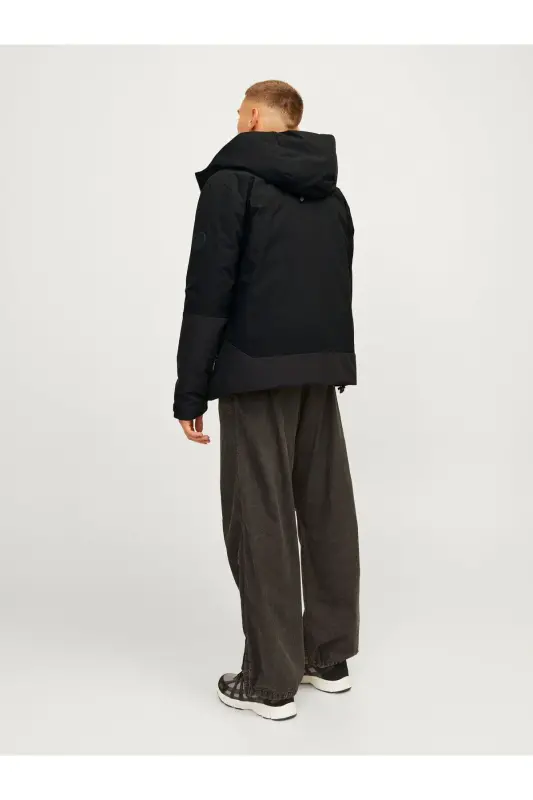 Softshell Jacket Cold-Proof Black Men's Jacket - Black Blanco - 11