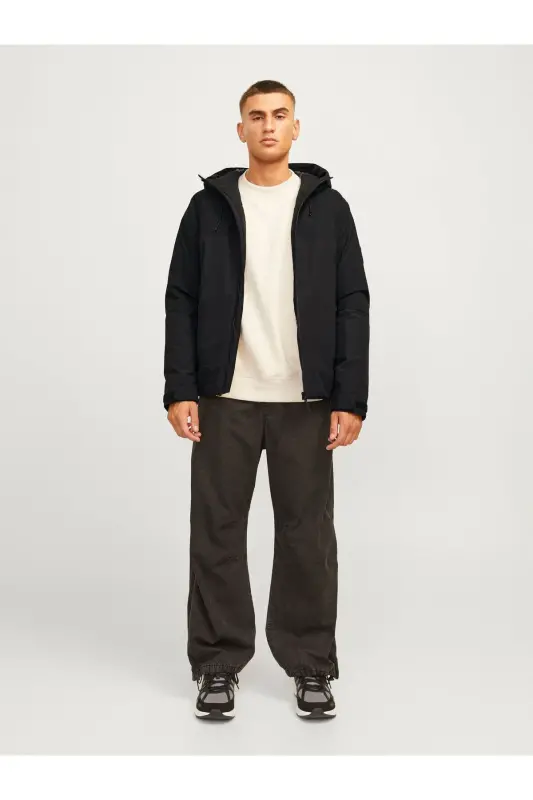 Softshell Jacket Cold-Proof Black Men's Jacket - Black Blanco - 12