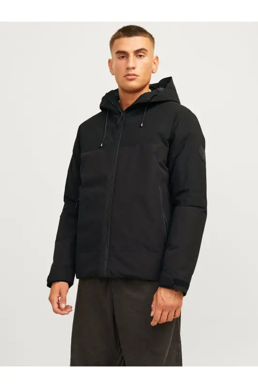 Softshell Jacket Cold-Proof Black Men's Jacket - Black Blanco - JACK & JONES