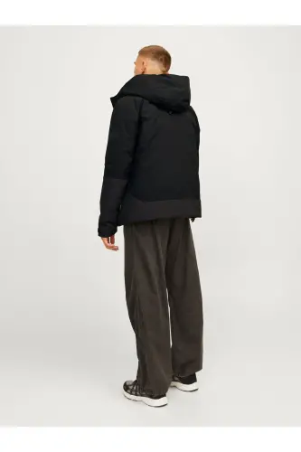 Softshell Jacket Sovuq o'tkazmaydigan Qora Erkaklar Kurtkasi - Qora Blanco - 3