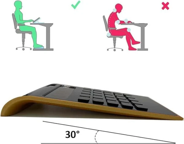 Solar Gold kalkulyatori Standart funksiyali ish stoli kalkulyatori LCD 10 raqamli ish stoli kalkulyatori ofis, uy uchun - 4