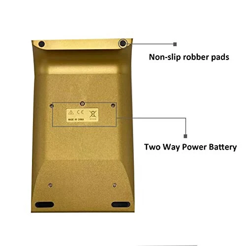 Solar Gold kalkulyatori Standart funksiyali ish stoli kalkulyatori LCD 10 raqamli ish stoli kalkulyatori ofis, uy uchun - 5