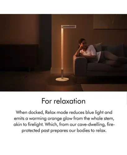 Solarcycle Morph Floor Light - White/silver - 3