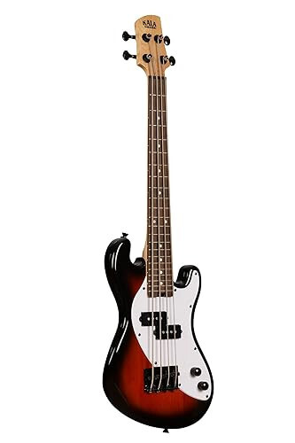 Solid Body 4-String Tobacco Burst Fretted U-BASS - Kala Brand Music Co.