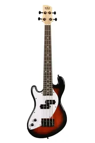 Solid Body 4-String Tobacco Burst Fretted U•BASS® Left-Handed - KALA BRAND MUSIC CO. (1)