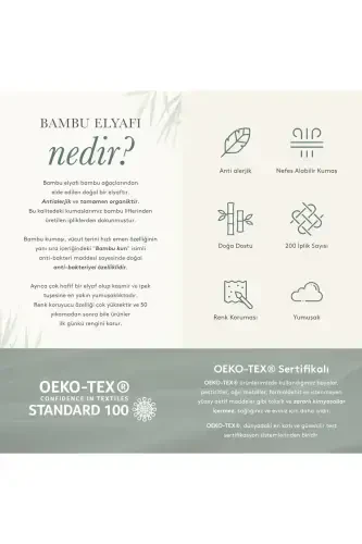 Solid Unisex Bornoz Ekru-EKRU - 6