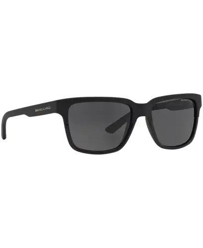 Солнцезащитные очки AX Armani Exchange AX4026S-Черный матовый / Серый - 3