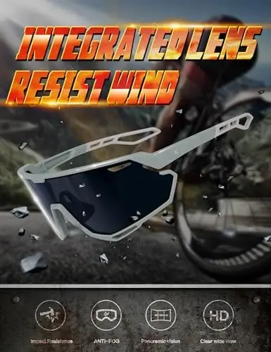 Солнцезащитные очки для бейсбола BIRCEN для мужчин и женщин - защита от ультрафиолета UV400, спортивные очки для бега, MTB, гольфа, софтбола - 3